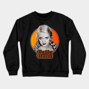 Retro Bette Davis Tribute Crewneck Sweatshirt